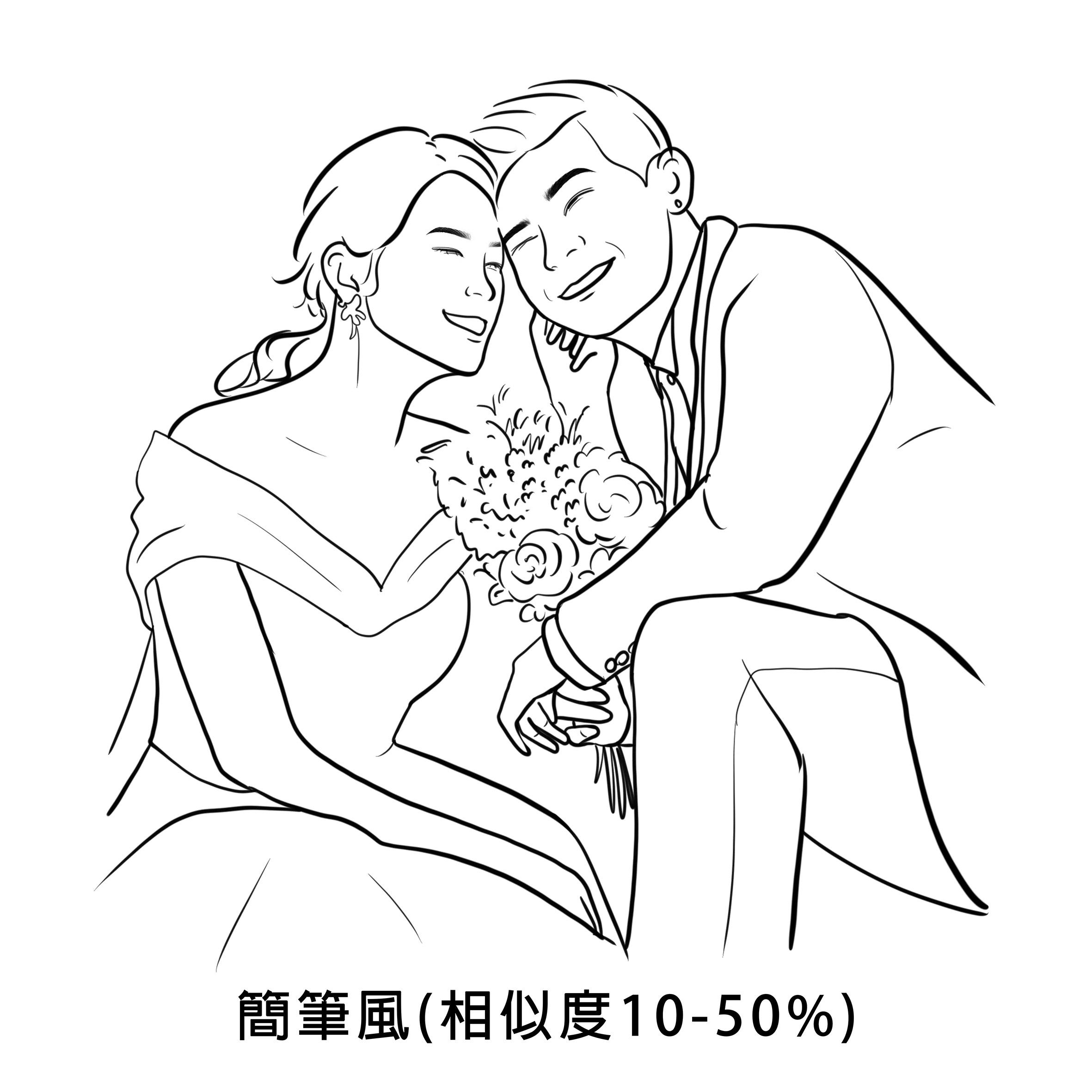 簡筆風(相似度50%)
